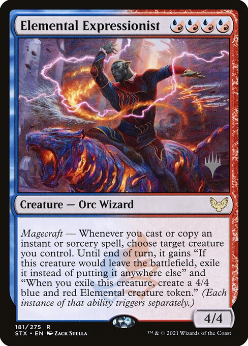 Elemental Expressionist (181p) [Strixhaven: School of Mages Promos]