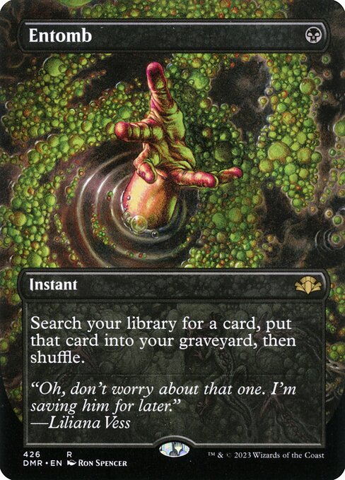 Entomb (426) [Dominaria Remastered] [Borderless]