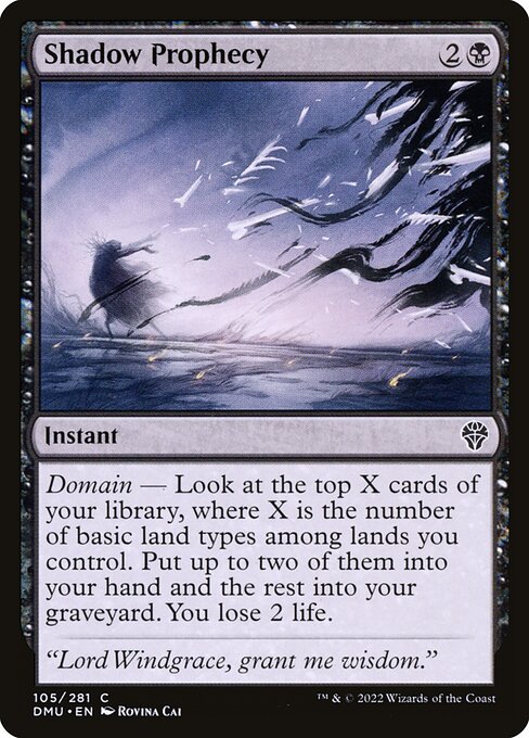 Shadow Prophecy (105) [Dominaria United]