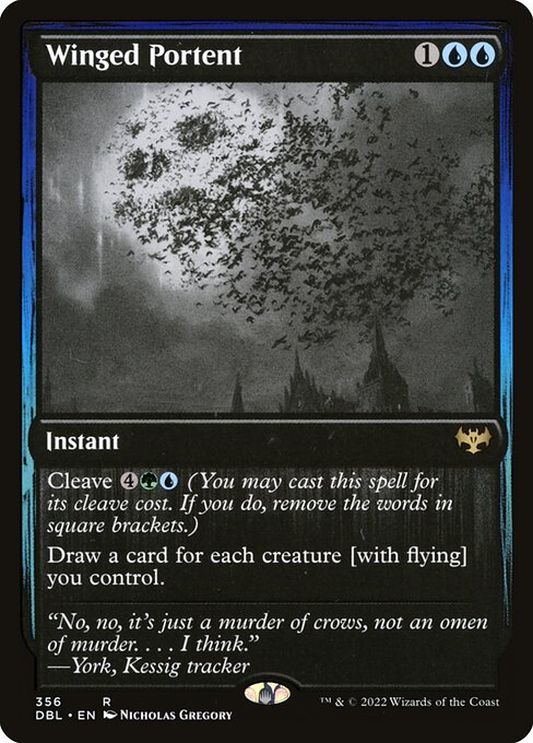 Winged Portent (356) [Innistrad: Double Feature]