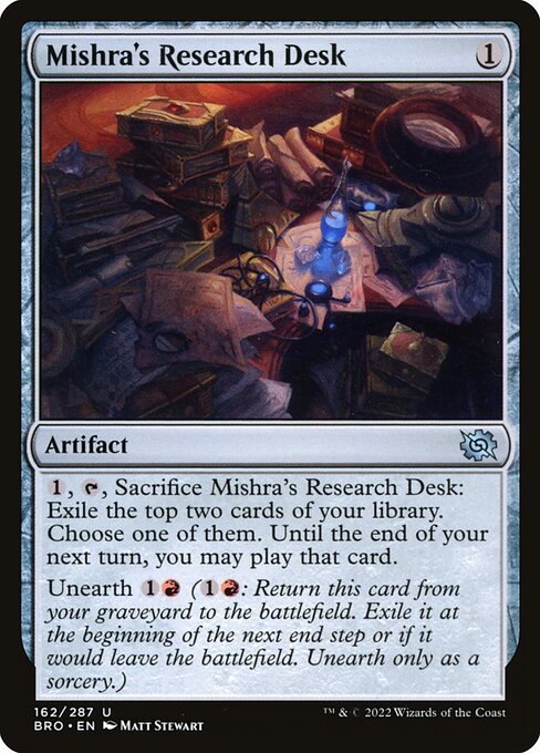 Mishra's Research Desk (162) [The Brothers' War]