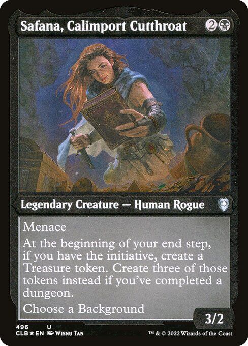 Safana, Calimport Cutthroat (496) [Commander Legends: Battle for Baldur's Gate]