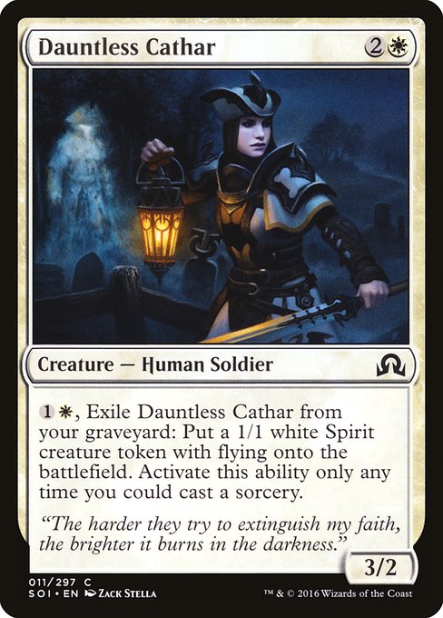 Dauntless Cathar (11) [Shadows over Innistrad]