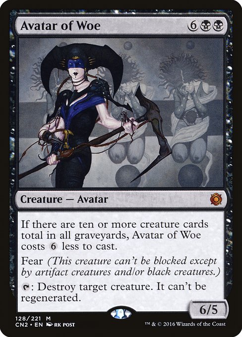 Avatar of Woe (128) [Conspiracy: Take the Crown]
