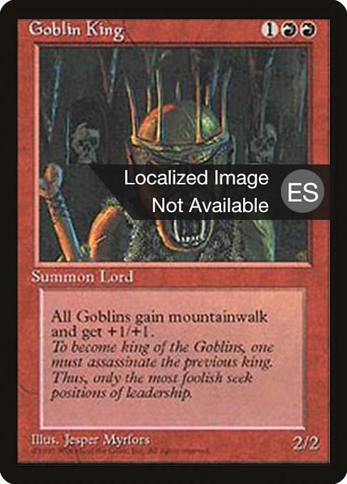 Goblin King (198) [Fourth Edition Foreign Black Border]