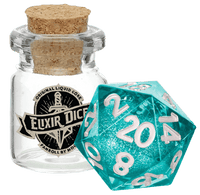 Elixir Dice Mana Extract Liquid Core Sharp Edge Resin D20 image 0