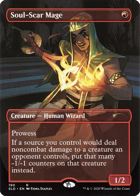 Soul-Scar Mage (190) [Secret Lair Drop] [Borderless]