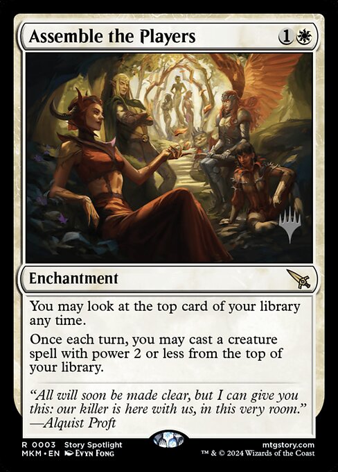 Assemble the Players (3p) [Murders at Karlov Manor Promos]