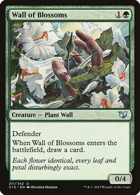 Wall of Blossoms (211) [Commander 2015]