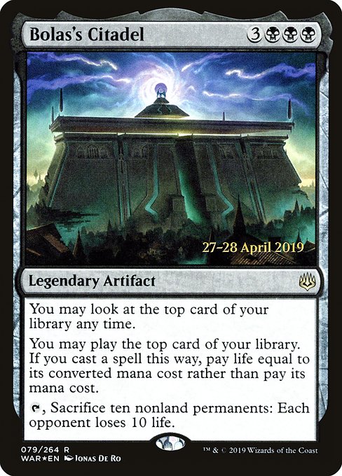Bolas's Citadel (79s) [War of the Spark Promos]