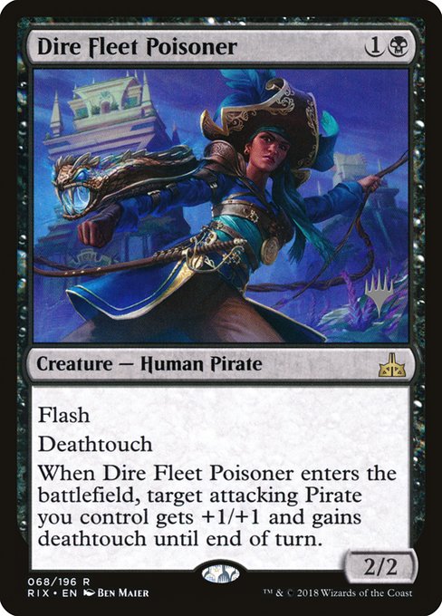 Dire Fleet Poisoner (68p) [Rivals of Ixalan Promos]