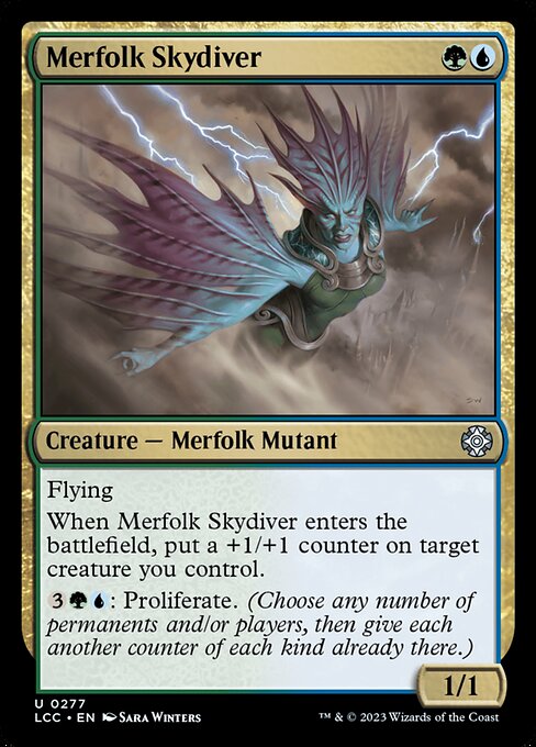 Merfolk Skydiver (277) [The Lost Caverns of Ixalan Commander]