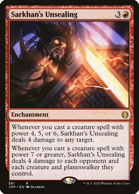 Sarkhan's Unsealing (361) [Jumpstart]