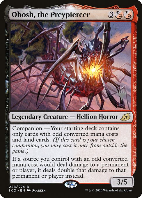 Obosh, the Preypiercer (228p) [Ikoria: Lair of Behemoths Promos]