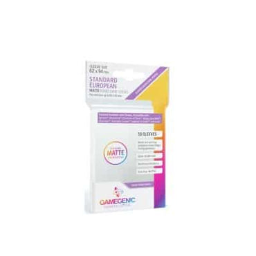 Gamegenic Prime Matte Standard European Sleeves (50ct) 62mm x 94mm image 0