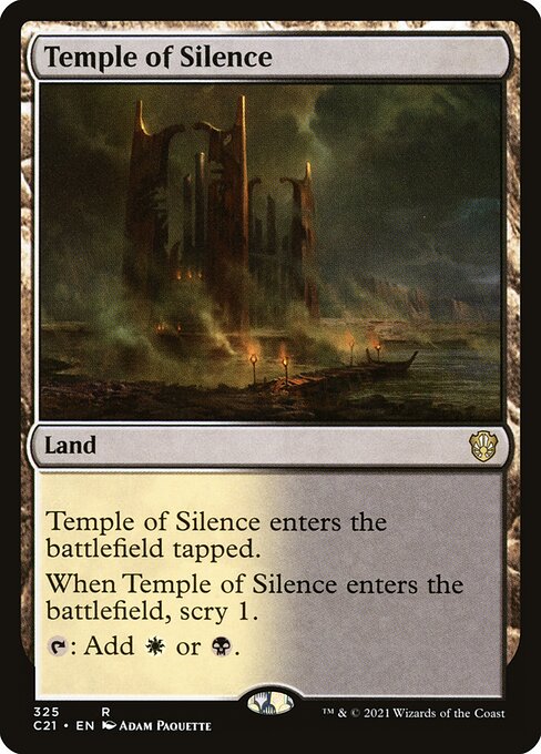 Temple of Silence (325) [Commander 2021]