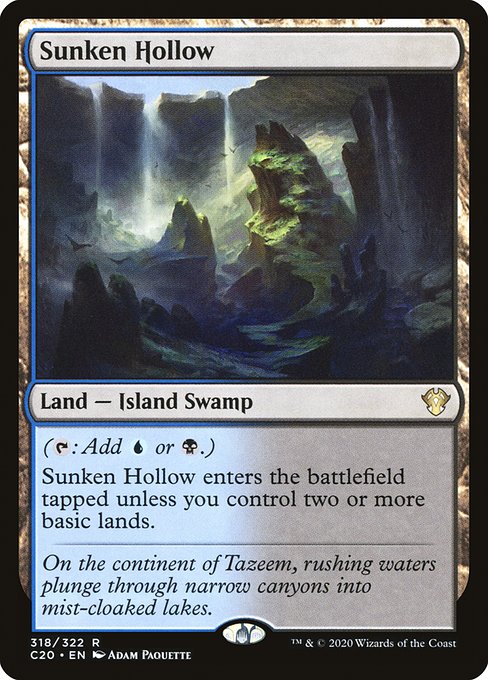 Sunken Hollow (318) [Commander 2020]
