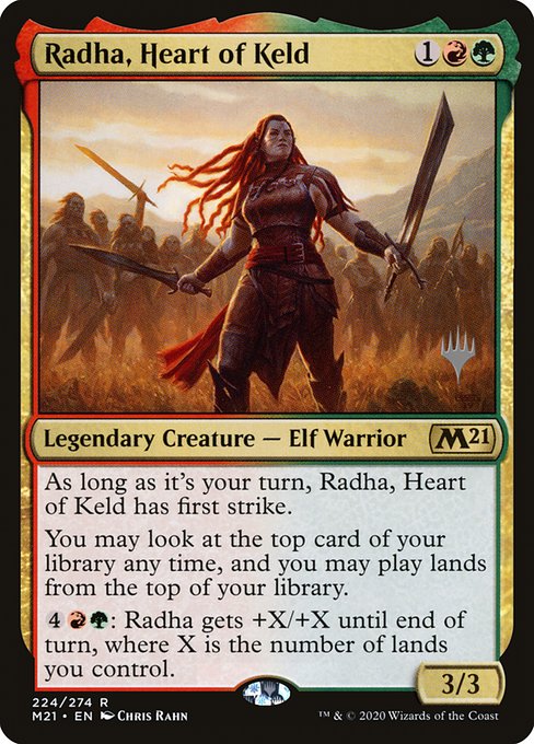 Radha, Heart of Keld (224p) [Core Set 2021 Promos]