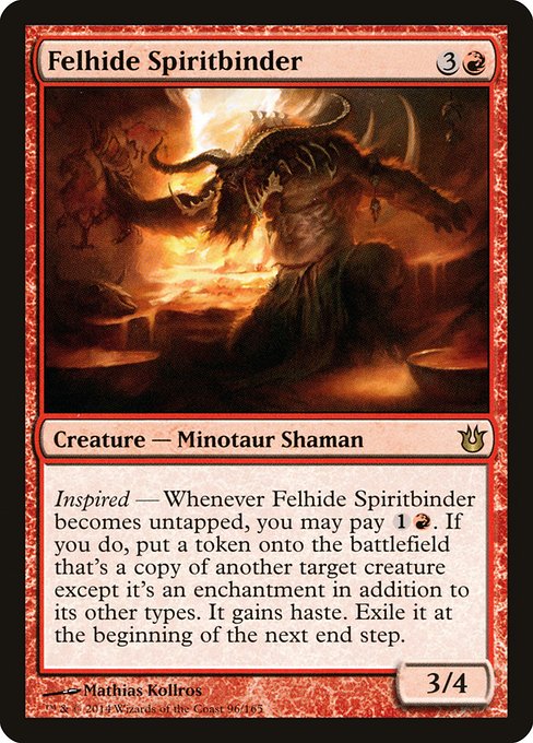 Felhide Spiritbinder (96) [Born of the Gods]