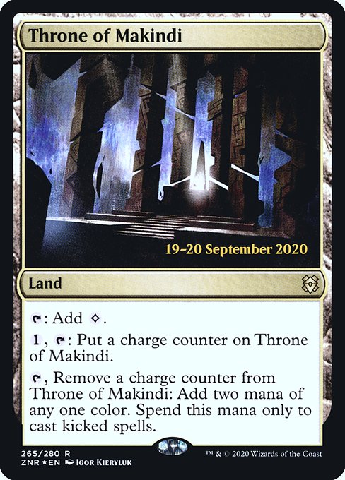 Throne of Makindi (265s) [Zendikar Rising Promos]