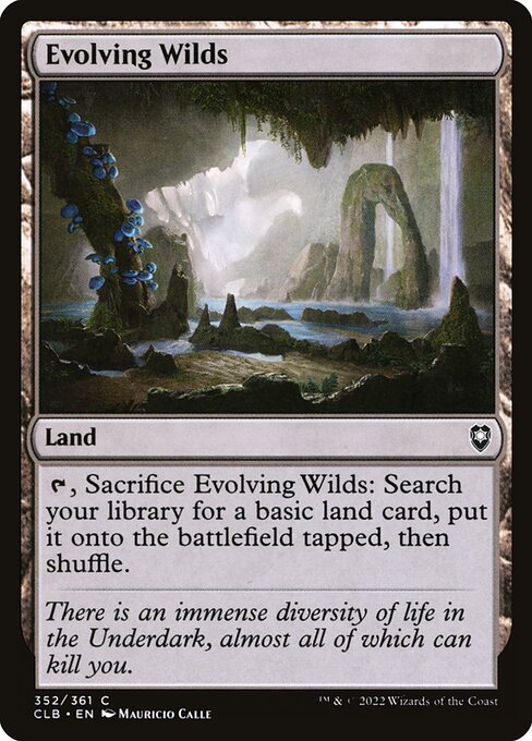 Evolving Wilds (352) [Commander Legends: Battle for Baldur's Gate]