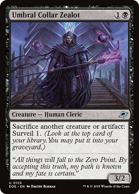 Umbral Collar Zealot (123) [Edge of Eternities]