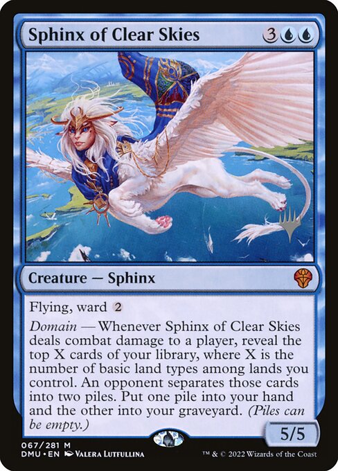 Sphinx of Clear Skies (67p) [Dominaria United Promos]