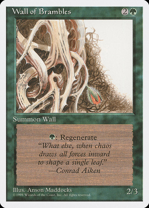 Wall of Brambles (282) [Fourth Edition]