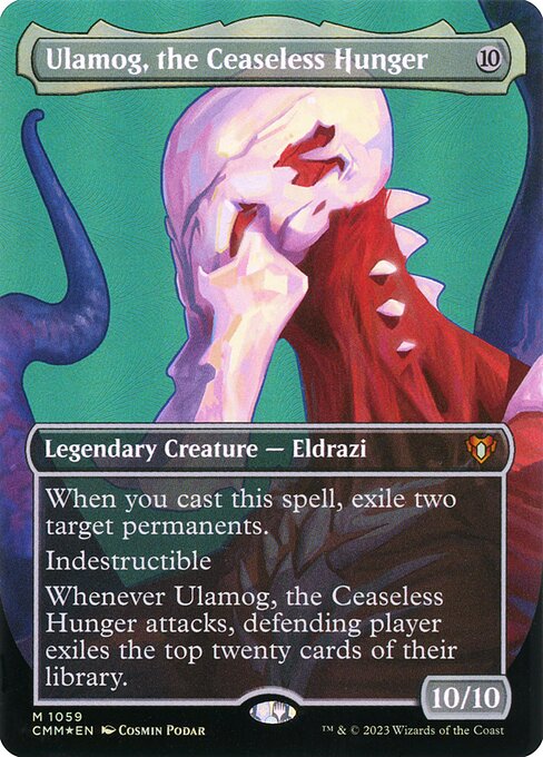 Ulamog, the Ceaseless Hunger (1059) [Commander Masters] [Borderless]