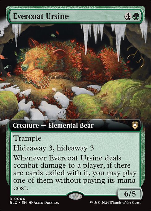 Evercoat Ursine (64) [Bloomburrow Commander]