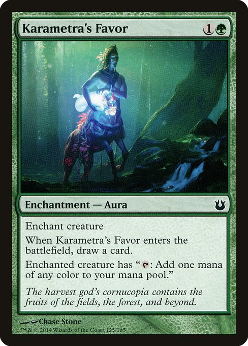 Karametra's Favor (125) [Born of the Gods]