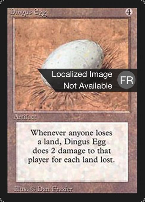 Dingus Egg (244) [Foreign Black Border]