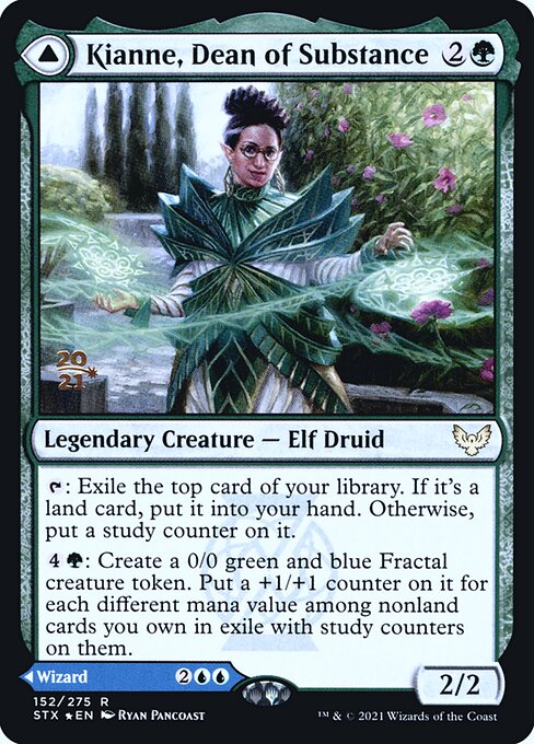 Kianne, Dean of Substance // Imbraham, Dean of Theory (152s) [Strixhaven: School of Mages Promos]