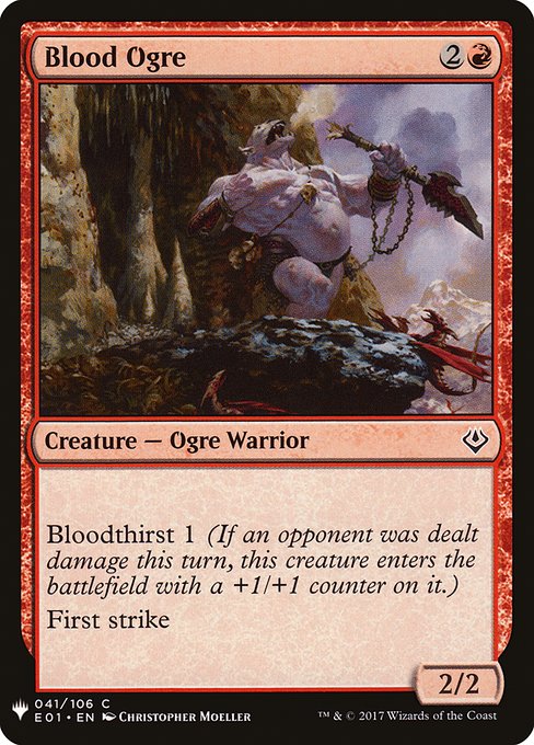 Blood Ogre (E01-41) [The List]