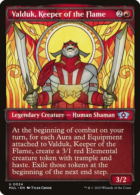 Valduk, Keeper of the Flame (24) [Multiverse Legends] [Showcase]