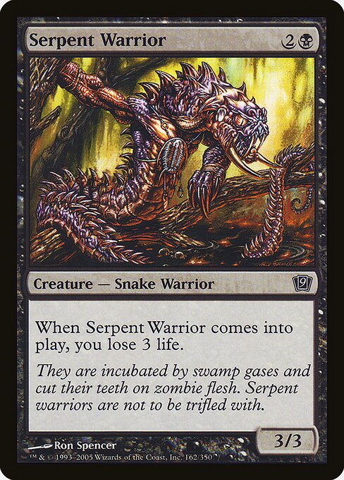 Serpent Warrior (162★) [Ninth Edition]