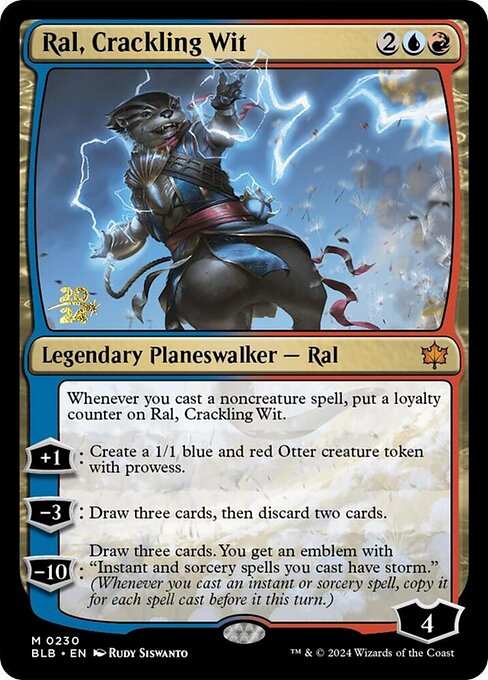 Ral, Crackling Wit (230s) [Bloomburrow Promos]