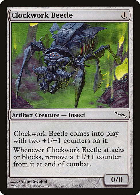 Clockwork Beetle (153) [Mirrodin]