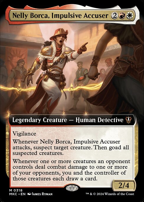 Nelly Borca, Impulsive Accuser (318) [Murders at Karlov Manor Commander] [Extended Art]