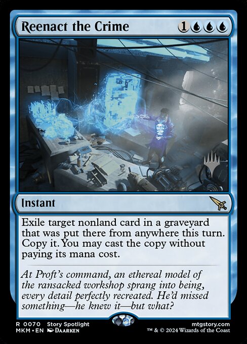 Reenact the Crime (70p) [Murders at Karlov Manor Promos]