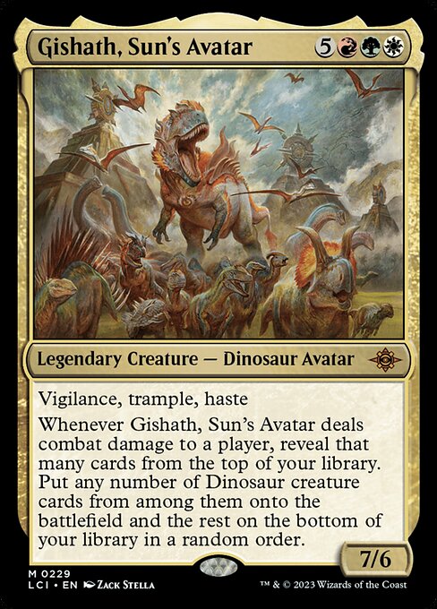 Gishath, Sun's Avatar (229) [The Lost Caverns of Ixalan]