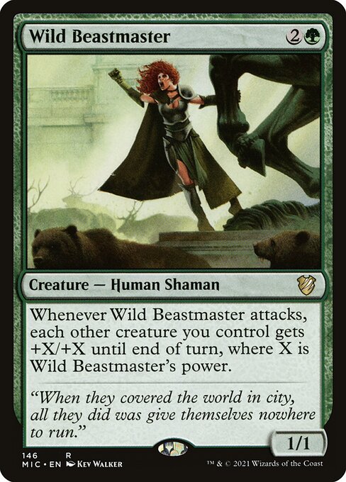 Wild Beastmaster (146) [Midnight Hunt Commander]