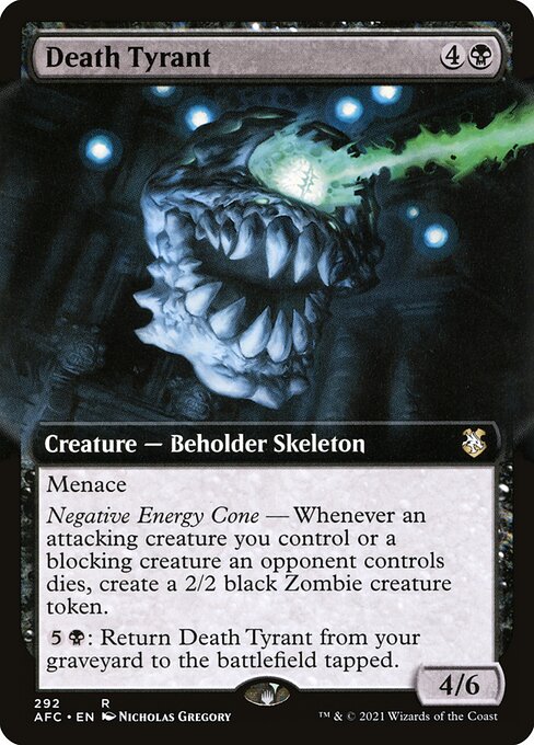 Death Tyrant (292) [Forgotten Realms Commander] [Extended Art]
