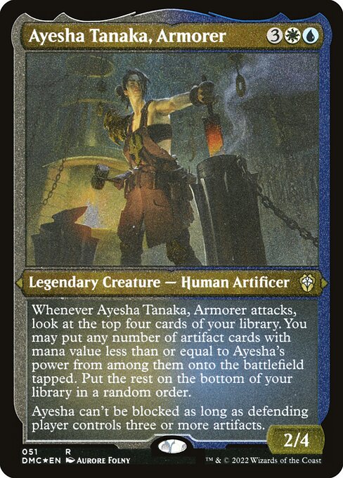 Ayesha Tanaka, Armorer (51) [Dominaria United Commander]
