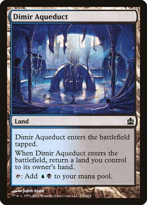 Dimir Aqueduct (270) [Commander 2011]