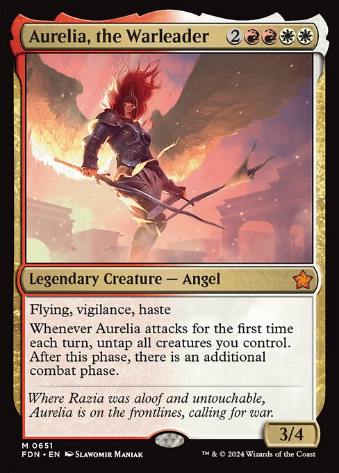 Aurelia, the Warleader (651) [Foundations]