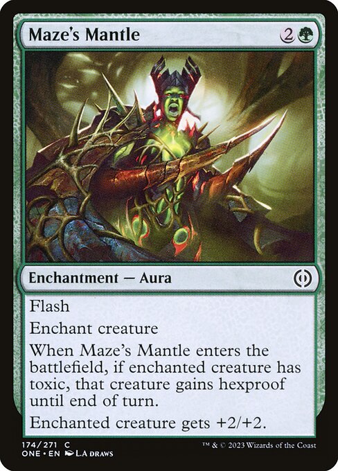 Maze's Mantle (174) [Phyrexia: All Will Be One]