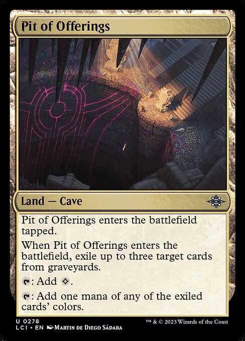 Pit of Offerings (278) [The Lost Caverns of Ixalan]