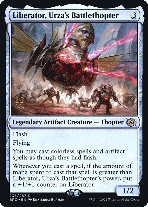 Liberator, Urza's Battlethopter (237s) [The Brothers' War Promos]