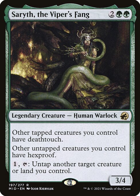 Saryth, the Viper's Fang (197) [Innistrad: Midnight Hunt]